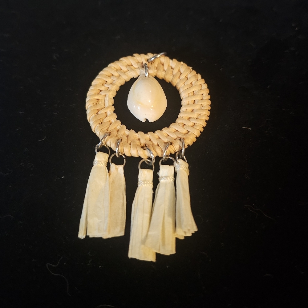 Elegant Woven Tassel Pendant